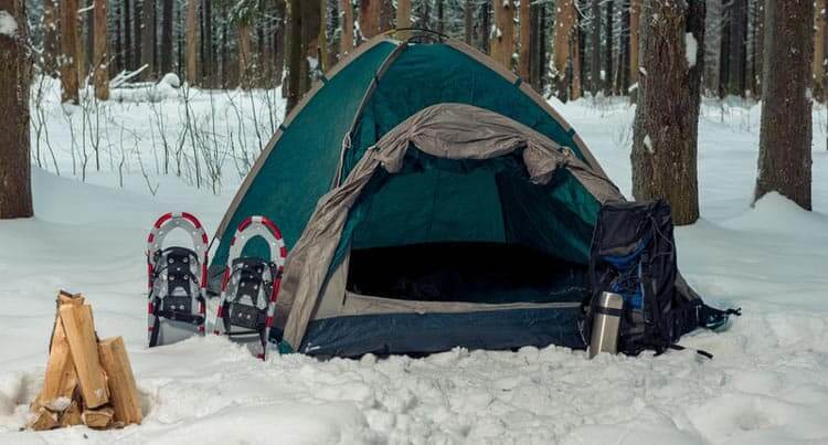 how do you heat a tent without electricity